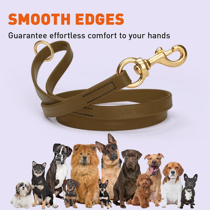 Biothane Working Lead for Dogs 6ft Black - Colors B