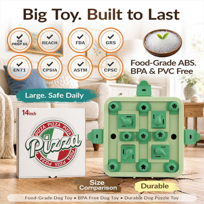 KADTC Dog Chess Puzzle Toy, 3-Levels, Mental Stimulation for Smart Dogs