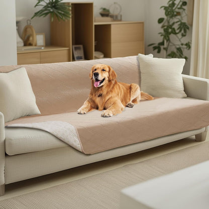 Waterproof Couch Cover for Dogs, Non-Slip Pet Sofa Protector | Non-slip waterproof couch cover scratch-resistant machine washable protects sofa bed, Grey, 30" x 70"