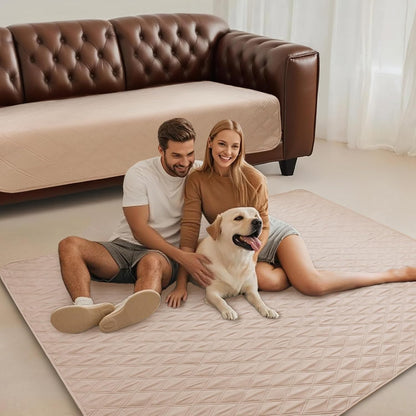 Waterproof Couch Cover for Dogs, Non-Slip Pet Sofa Protector | Non-slip waterproof couch cover scratch-resistant machine washable protects sofa bed, Grey, 30" x 70"