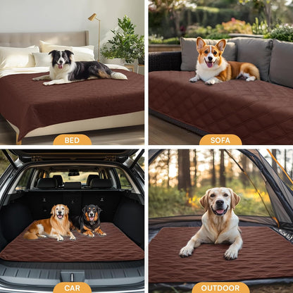 Waterproof Couch Cover for Dogs, Non-Slip Pet Sofa Protector | Non-slip waterproof couch cover scratch-resistant machine washable protects sofa bed, Grey, 30" x 70"