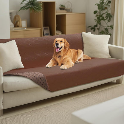 Waterproof Couch Cover for Dogs, Non-Slip Pet Sofa Protector | Non-slip waterproof couch cover scratch-resistant machine washable protects sofa bed, Grey, 30" x 70"