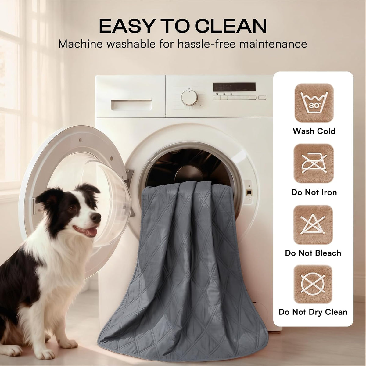 Waterproof Couch Cover for Dogs, Non-Slip Pet Sofa Protector | Non-slip waterproof couch cover scratch-resistant machine washable protects sofa bed, Grey, 30" x 70"