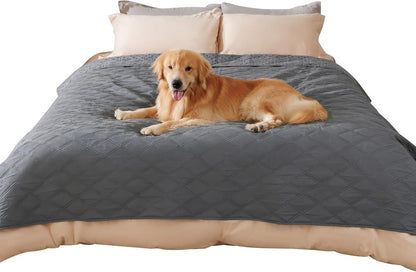 Waterproof Couch Cover for Dogs, Non-Slip Pet Sofa Protector | Non-slip waterproof couch cover scratch-resistant machine washable protects sofa bed, Grey, 30" x 70"