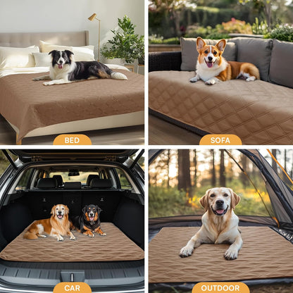 Waterproof Couch Cover for Dogs, Non-Slip Pet Sofa Protector | Non-slip waterproof couch cover scratch-resistant machine washable protects sofa bed, Grey, 30" x 70"