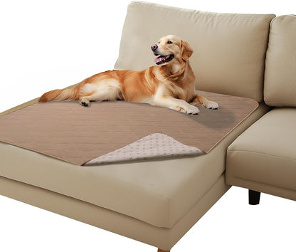 Waterproof Couch Cover for Dogs, Non-Slip Pet Sofa Protector | Non-slip waterproof couch cover scratch-resistant machine washable protects sofa bed, Grey, 30" x 70"