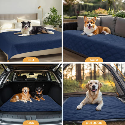 Waterproof Couch Cover for Dogs, Non-Slip Pet Sofa Protector | Non-slip waterproof couch cover scratch-resistant machine washable protects sofa bed, Grey, 30" x 70"
