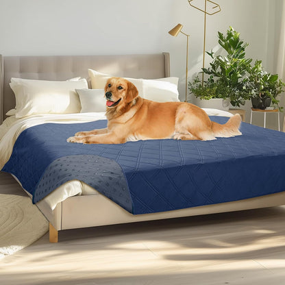 Waterproof Couch Cover for Dogs, Non-Slip Pet Sofa Protector | Non-slip waterproof couch cover scratch-resistant machine washable protects sofa bed, Grey, 30" x 70"