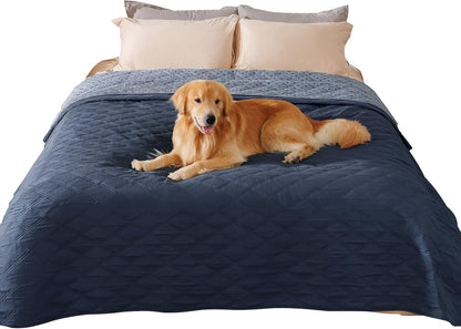 Waterproof Couch Cover for Dogs, Non-Slip Pet Sofa Protector | Non-slip waterproof couch cover scratch-resistant machine washable protects sofa bed, Grey, 30" x 70"