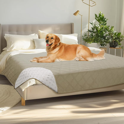 Waterproof Couch Cover for Dogs, Non-Slip Pet Sofa Protector | Non-slip waterproof couch cover scratch-resistant machine washable protects sofa bed, Grey, 30" x 70"