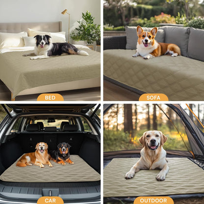 Waterproof Couch Cover for Dogs, Non-Slip Pet Sofa Protector | Non-slip waterproof couch cover scratch-resistant machine washable protects sofa bed, Grey, 30" x 70"