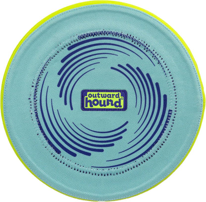 FlyFetch Disc Dog Toy, Aerodynamic for Fetch, Lightweight Foam & Durable Rubber, Floats in Water, All Breeds, 8.3"
