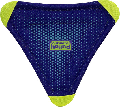 FlyFetch Disc Dog Toy, Aerodynamic for Fetch, Lightweight Foam & Durable Rubber, Floats in Water, All Breeds, 8.3"