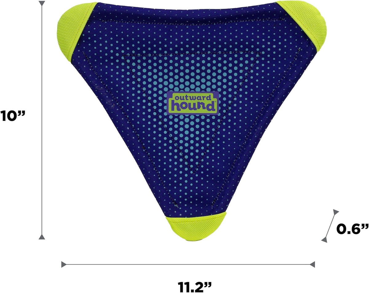 FlyFetch Disc Dog Toy, Aerodynamic for Fetch, Lightweight Foam & Durable Rubber, Floats in Water, All Breeds, 8.3"