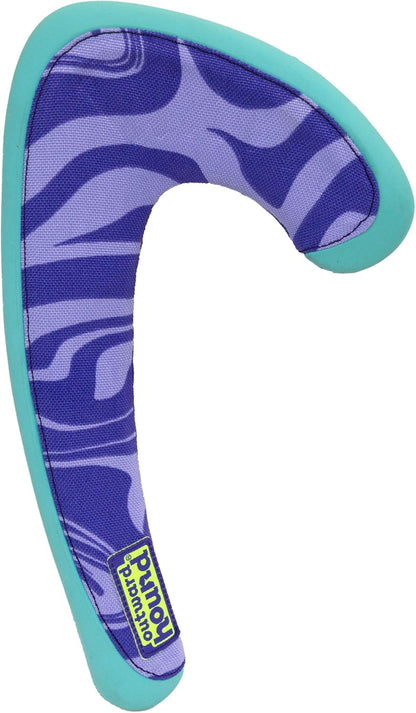 FlyFetch Disc Dog Toy, Aerodynamic for Fetch, Lightweight Foam & Durable Rubber, Floats in Water, All Breeds, 8.3"