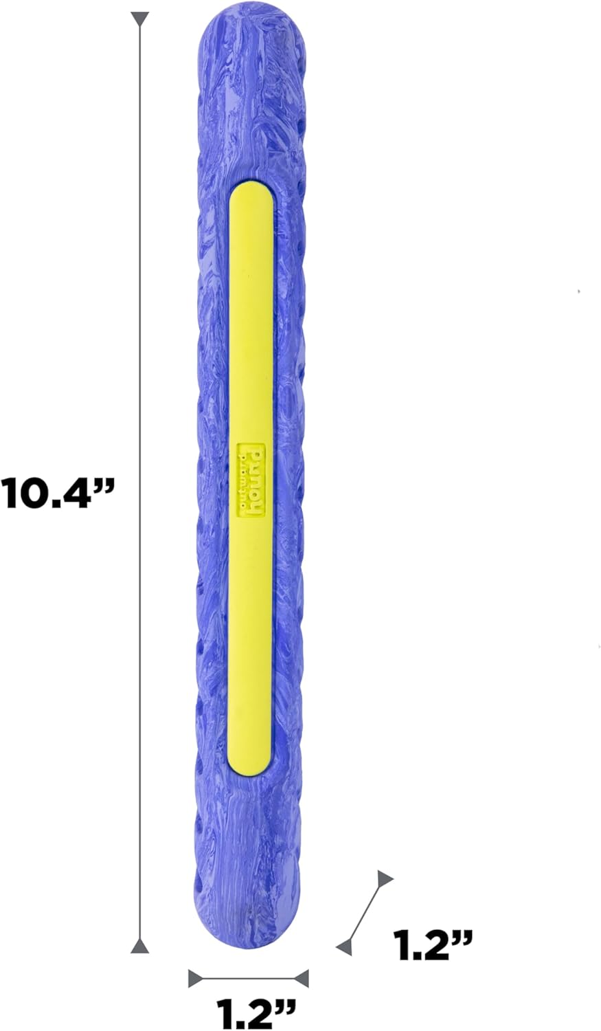 FlyFetch Disc Dog Toy, Aerodynamic for Fetch, Lightweight Foam & Durable Rubber, Floats in Water, All Breeds, 8.3"