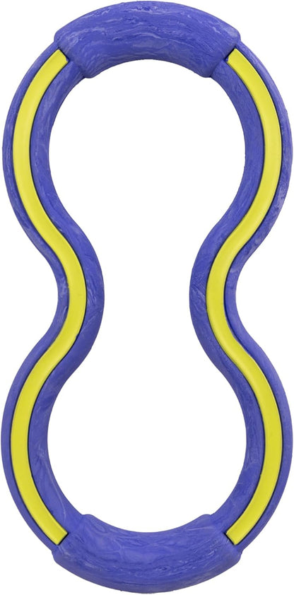 FlyFetch Disc Dog Toy, Aerodynamic for Fetch, Lightweight Foam & Durable Rubber, Floats in Water, All Breeds, 8.3"