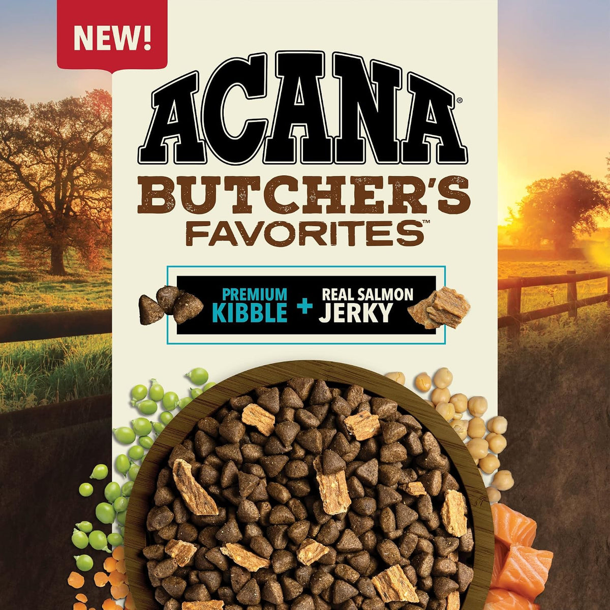 Butchers Favorites Grain-Free Dry Dog Food Farm-Raised Beef 4lb Bag