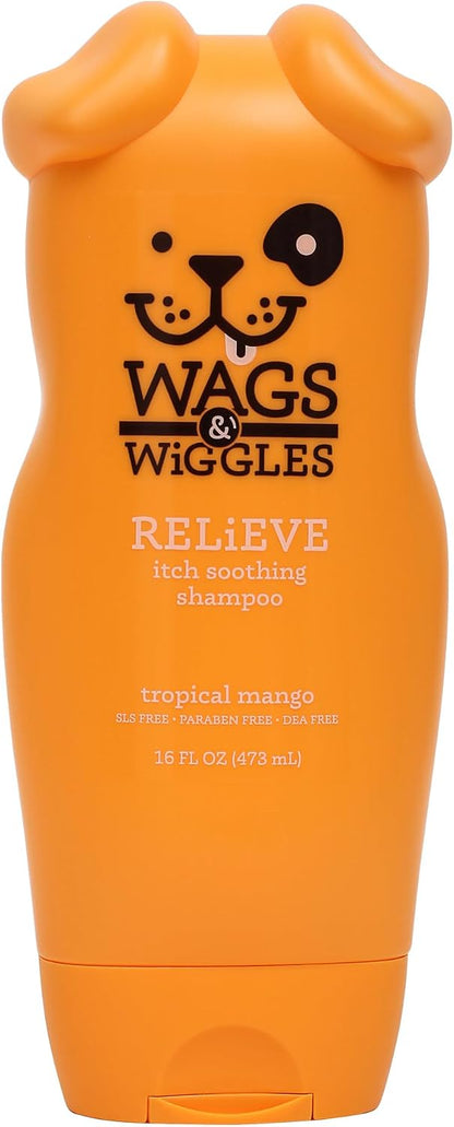 Soothe Oatmeal Dog Shampoo, Warm Vanilla, 16 Oz | pH-balanced colloidal oatmeal formula, for dry, itchy, or sensitive skin, SLS and paraben free daily