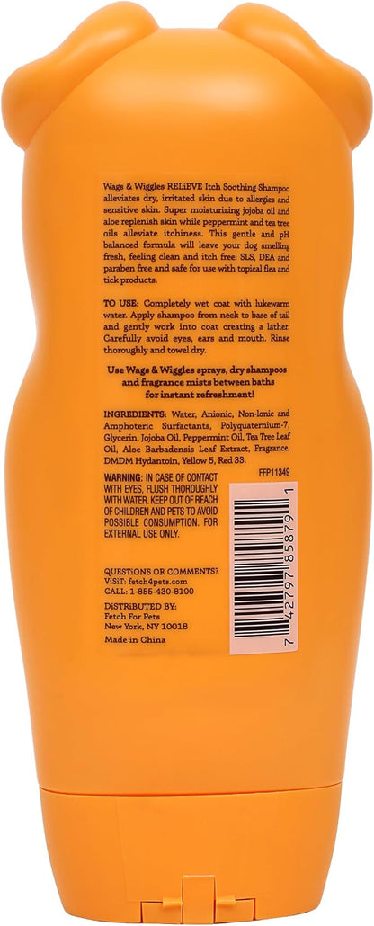 Soothe Oatmeal Dog Shampoo, Warm Vanilla, 16 Oz | pH-balanced colloidal oatmeal formula, for dry, itchy, or sensitive skin, SLS and paraben free daily