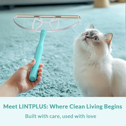 Flex MAX & Pro Pet Hair Remover Kit By LINTPLUS - Dog & Cat Hair Removal Tool for Furniture, Carpets, Rugs & Couches - Easy to Use, Reusable Carpet Scraper for Pet Hair
