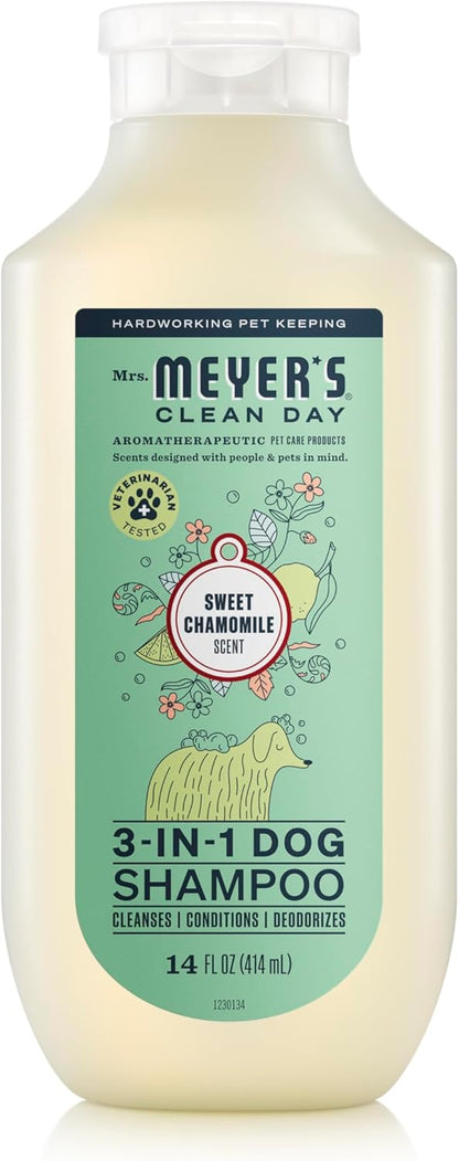 Clean Day 3 in 1 Dog Shampoo, Sweet Chamomile Scent, 14oz