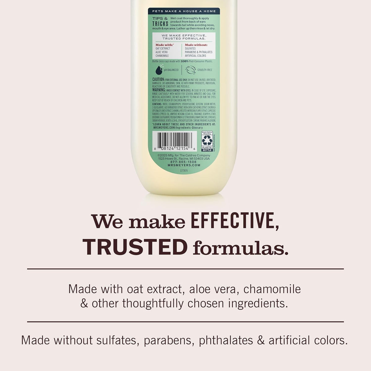 Clean Day 3 in 1 Dog Shampoo, Sweet Chamomile Scent, 14oz