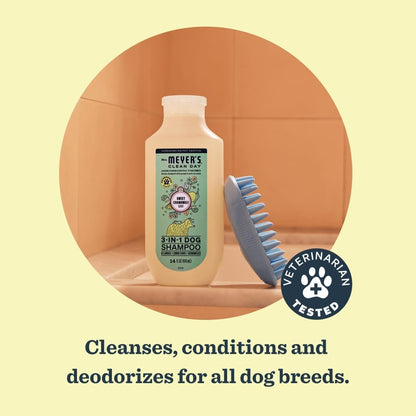 Clean Day 3 in 1 Dog Shampoo, Sweet Chamomile Scent, 14oz