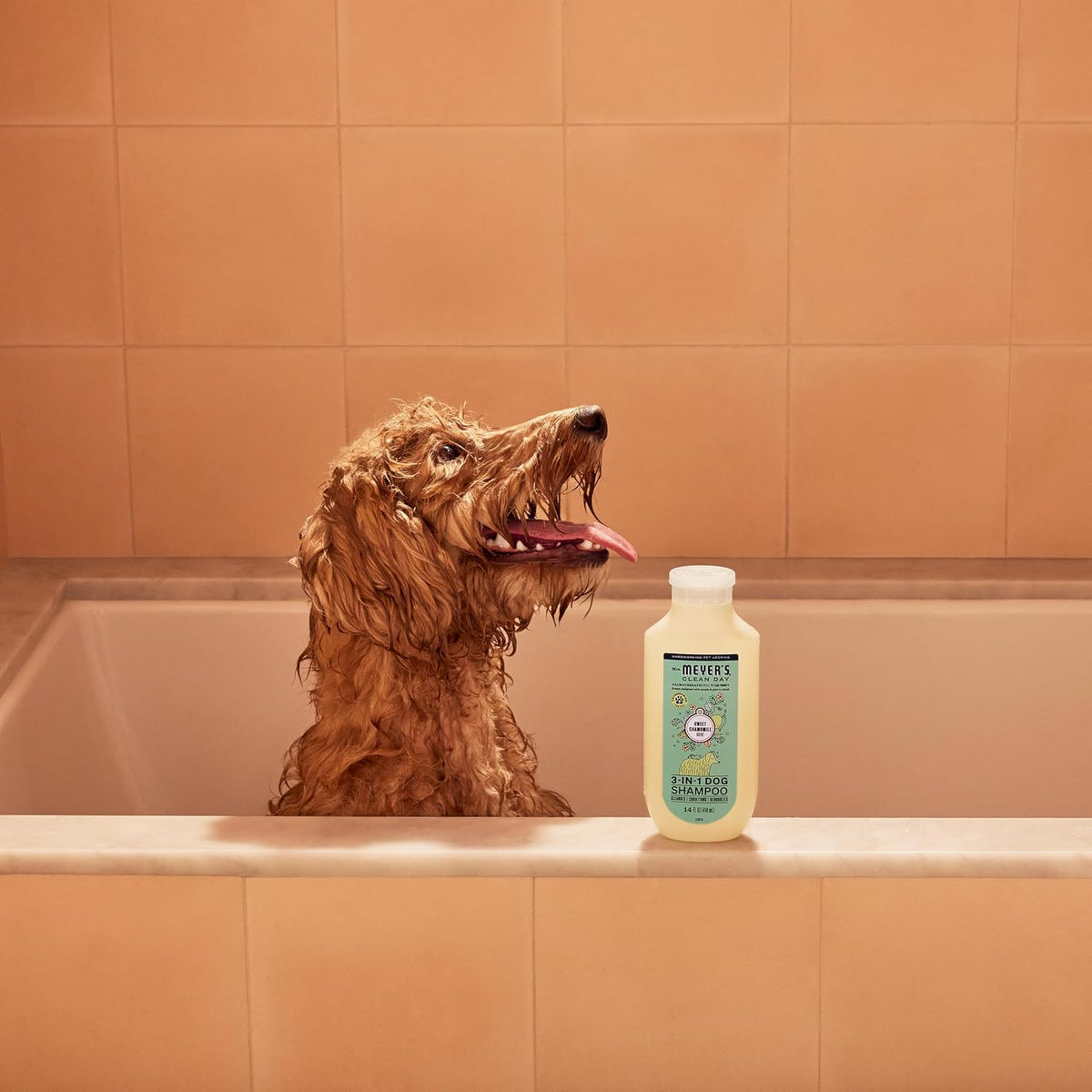 Clean Day 3 in 1 Dog Shampoo, Sweet Chamomile Scent, 14oz