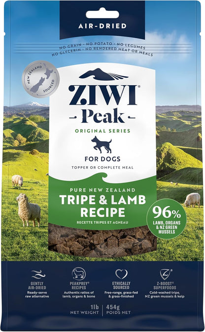 Peak Air-Dried Dog Food – Beef - All Natural, High Protein, Grain Free, Limited Ingredient w/ Superfoods (16oz)