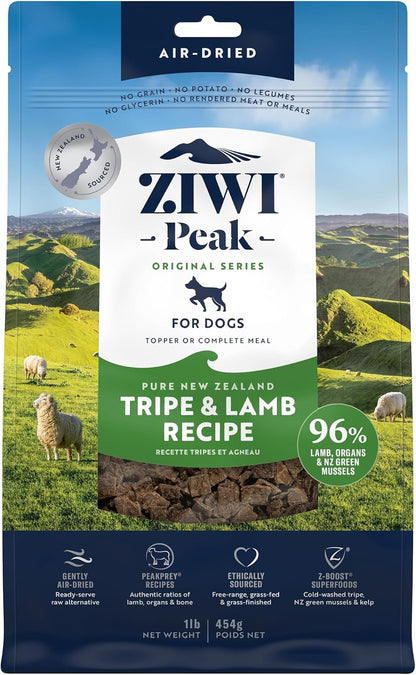 Peak Air-Dried Dog Food – Beef - All Natural, High Protein, Grain Free, Limited Ingredient w/ Superfoods (16oz)