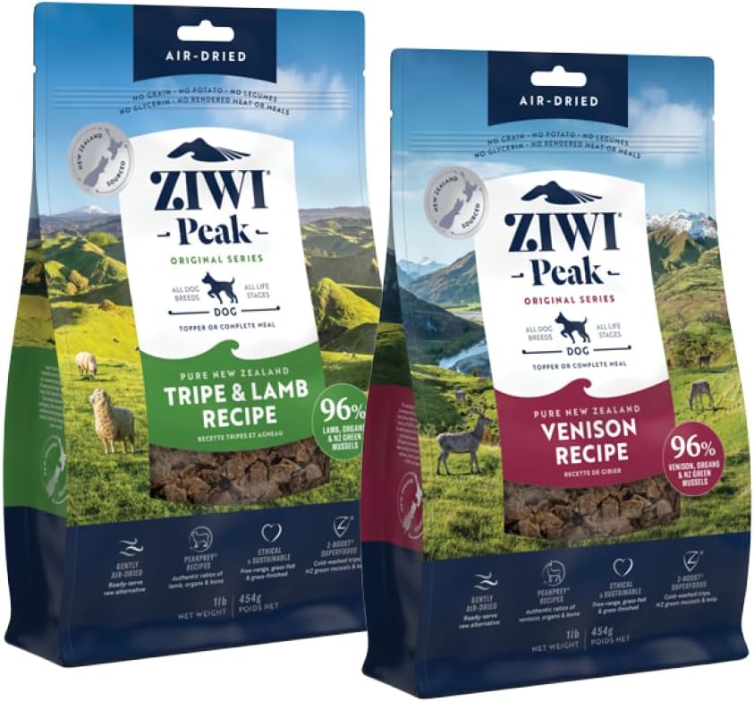 Peak Air-Dried Dog Food – Beef - All Natural, High Protein, Grain Free, Limited Ingredient w/ Superfoods (16oz)