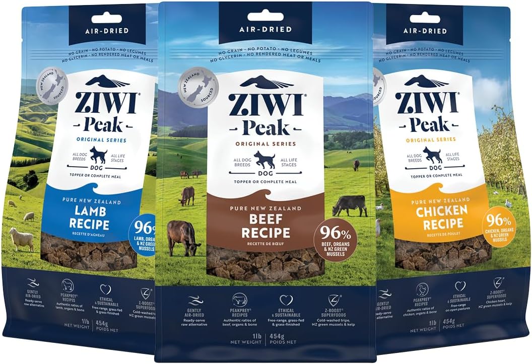 Peak Air-Dried Dog Food – Beef - All Natural, High Protein, Grain Free, Limited Ingredient w/ Superfoods (16oz)