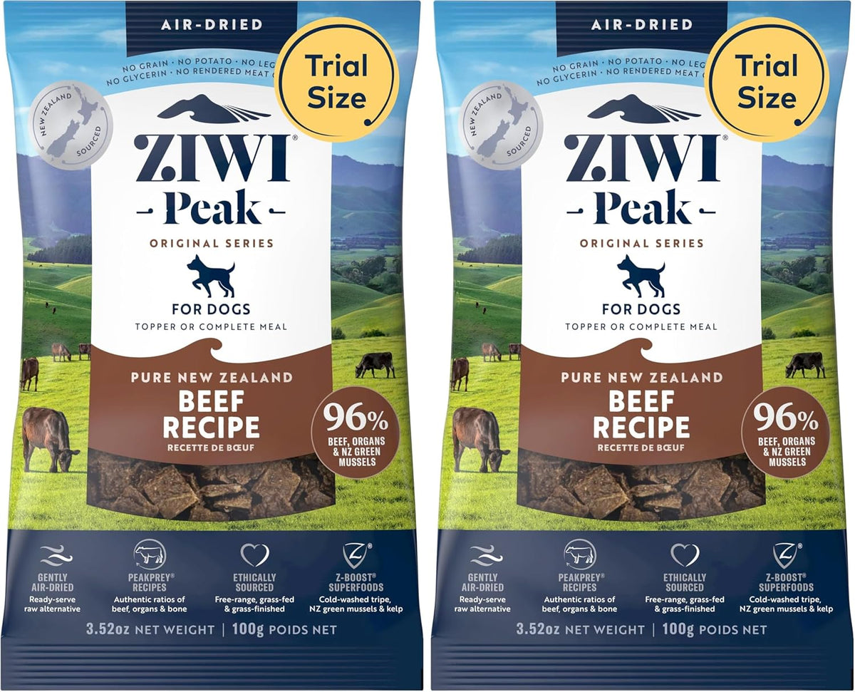 Peak Air-Dried Dog Food – Beef - All Natural, High Protein, Grain Free, Limited Ingredient w/ Superfoods (16oz)