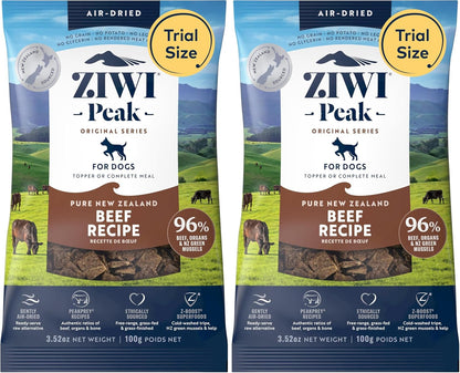 Peak Air-Dried Dog Food – Beef - All Natural, High Protein, Grain Free, Limited Ingredient w/ Superfoods (16oz)