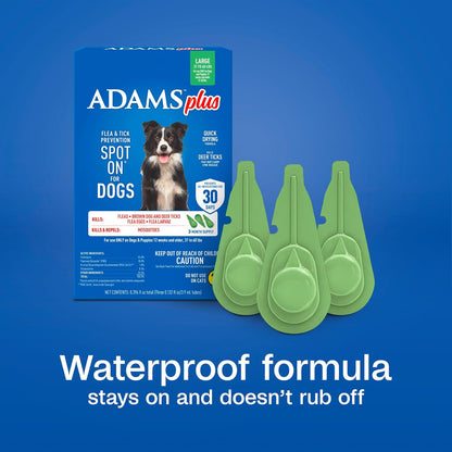 Plus Flea & Tick Prevention Spot On for Toy/Small Dogs, 3 Pack