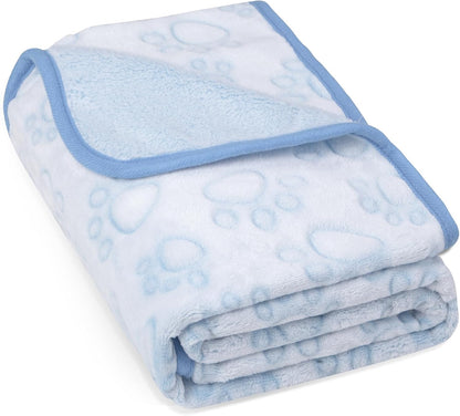® Premium Soft Dog Blanket Washable, 40"x32" Cat Blanket for Indoor Cats Large Medium Small Dog Puppy Essentials (Grey)
