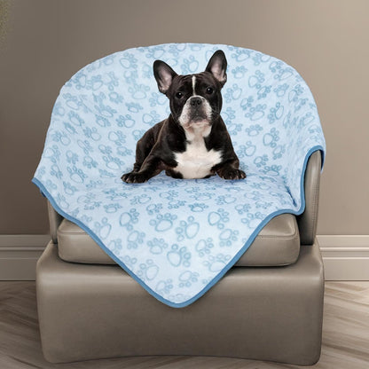 ® Premium Soft Dog Blanket Washable, 40"x32" Cat Blanket for Indoor Cats Large Medium Small Dog Puppy Essentials (Grey)