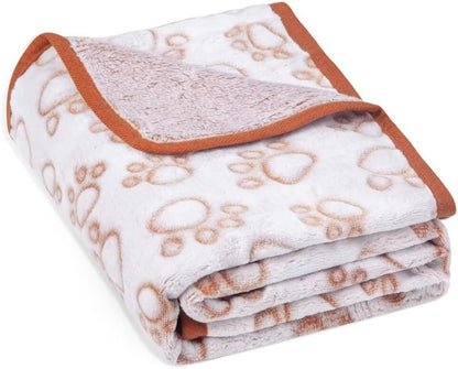 ® Premium Soft Dog Blanket Washable, 40"x32" Cat Blanket for Indoor Cats Large Medium Small Dog Puppy Essentials (Grey)