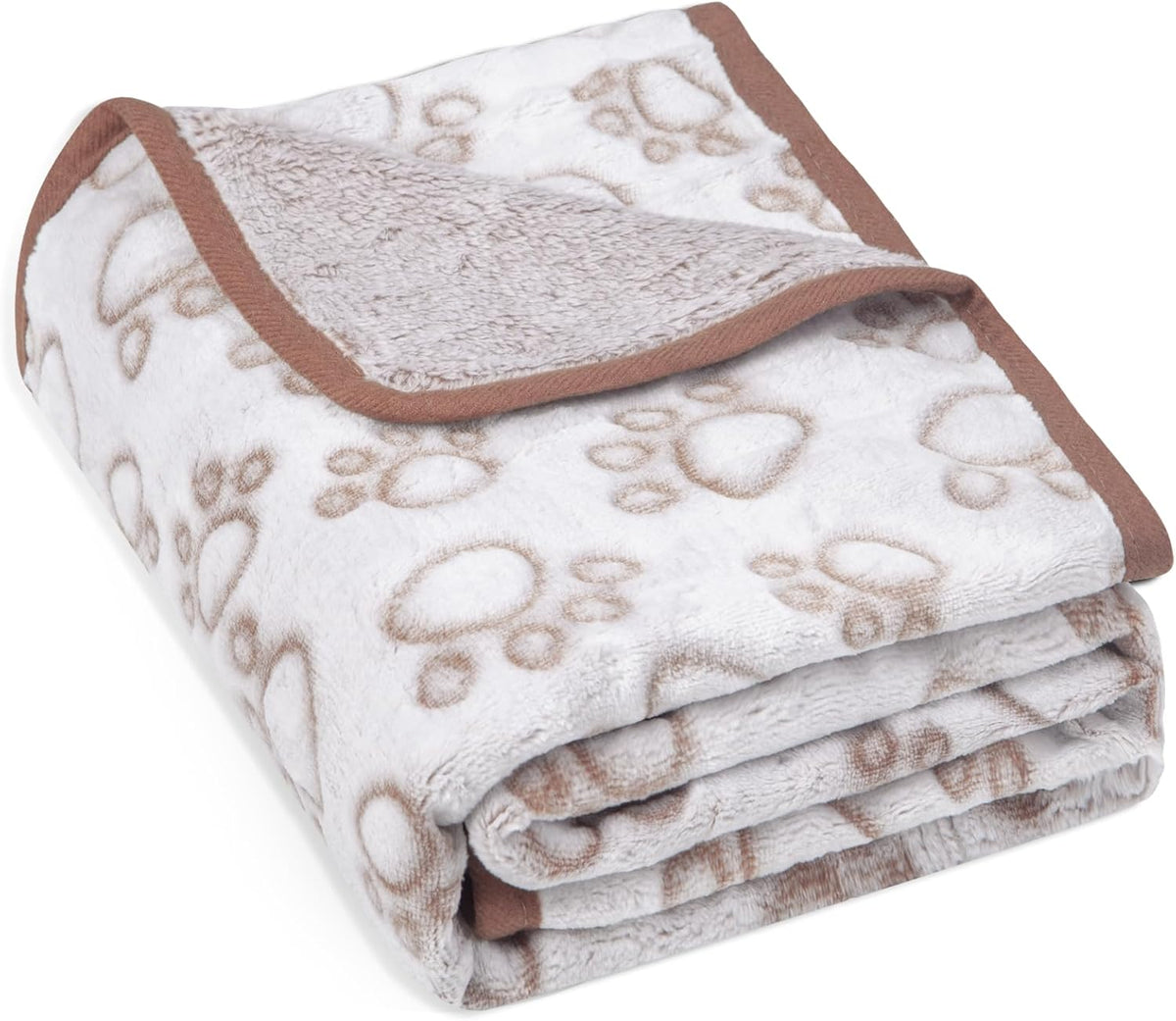 ® Premium Soft Dog Blanket Washable, 40"x32" Cat Blanket for Indoor Cats Large Medium Small Dog Puppy Essentials (Grey)