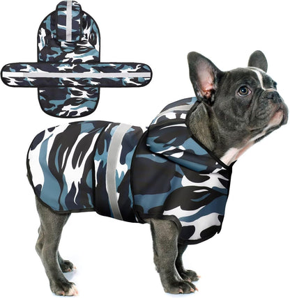 Dog Raincoat: Hooded Slicker Poncho, Durable Waterproof Jacket with Reflective Stripes for Safety, Convenient Leash Hole, and Adjustable Fit, Perfect for Small, Medium, and Large Dogs Yellow M