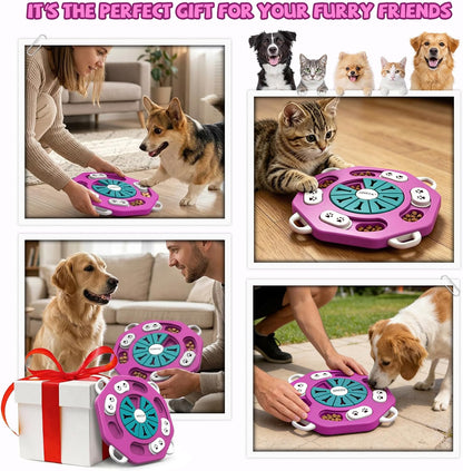 Dog Puzzle Toy, Enrichment Toys for Dogs Training IQ & Treat Brain Games, Dog Toys to Keep Them Busy, Mental Stimulation for Dogs, Puppy Toy for Treat Dispensing, Puzzle for Small, Medium, Cats