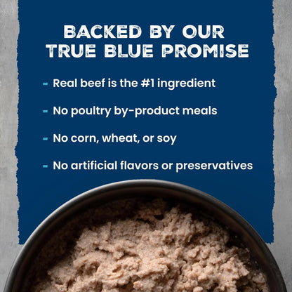 Blue Buffalo Wilderness Turkey & Chicken Senior Wet Dog Food, 12.5 oz, 12pk