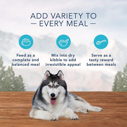 Blue Buffalo Wilderness Turkey & Chicken Senior Wet Dog Food, 12.5 oz, 12pk