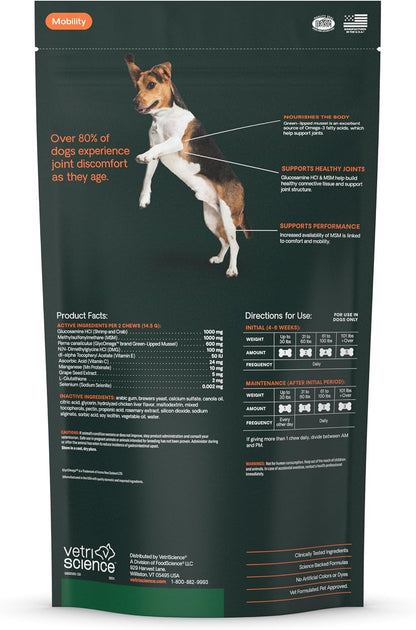 VetriScience Extra Strength Healthy Hip & Joint for Dogs, Chicken, 120ct