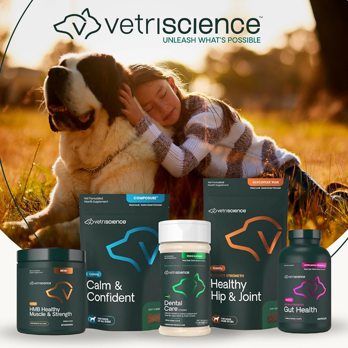 VetriScience Extra Strength Healthy Hip & Joint for Dogs, Chicken, 120ct