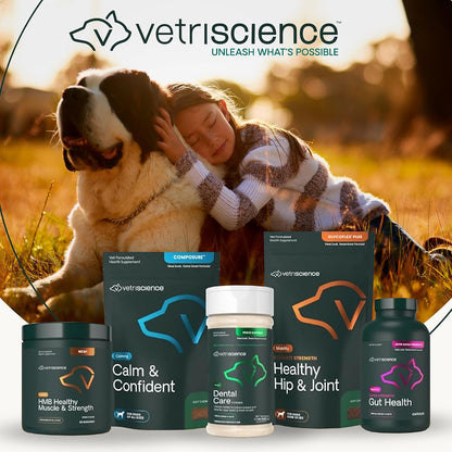 VetriScience Extra Strength Healthy Hip & Joint for Dogs, Chicken, 120ct