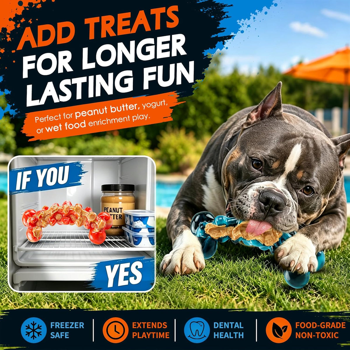 Dog Toys for Aggressive Chewers,Indestructible Dog Chew Toy