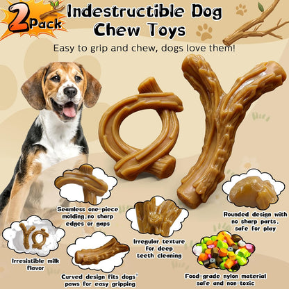 Dog Toys for Aggressive Chewers,Indestructible Dog Chew Toy