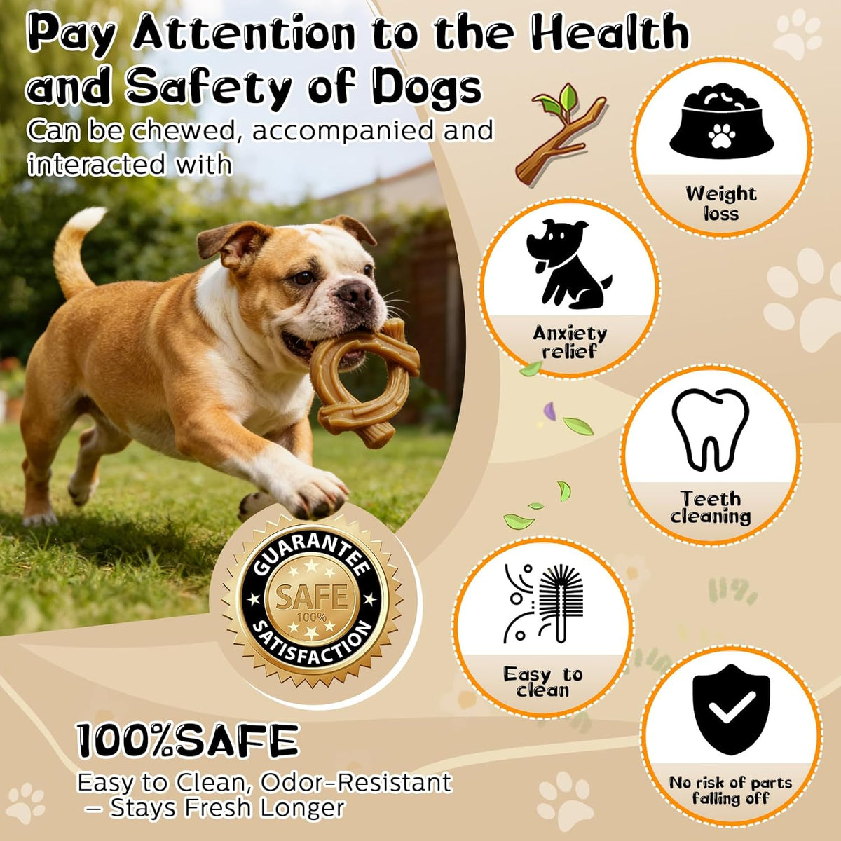 Dog Toys for Aggressive Chewers,Indestructible Dog Chew Toy